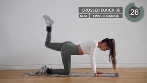 10 MIN BOOTY BOMB WORKOUT (+ Ankle Weights) | Eylem Abaci