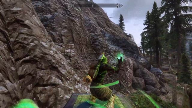 FLYING in SKYRIM! (Dwarven Rocket Boots and Miracle of Flight Showcases) смотреть онлайн