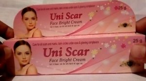 Uni Scar face bright cream uses in hindi, use, side effects, contains, warning,  best uses