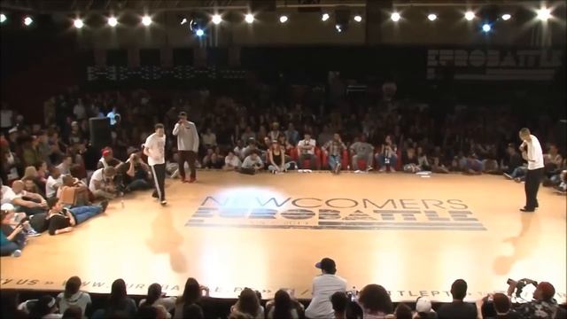 Танец popping, батл.