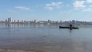 Испытание байдарки Gora63 под распашными веслами
