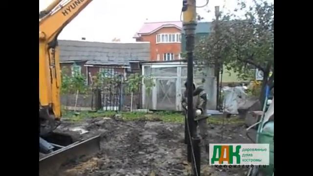 Монтаж свайно винтового фундамента и утепление крыши смотреть онлайн