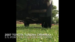 2007 Toyota Tundra - MBRP 3" Exhaust System