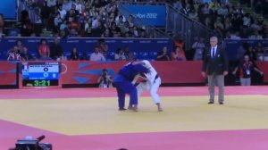 Olympic Judo - 60kg Tony Lomo Solomon Islands vs Milous Sofiana（France)