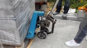 С тонной груза на рохле по препятствиям