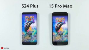 Samsung S24 Plus vs iPhone 15 Pro Max | SPEED TEST