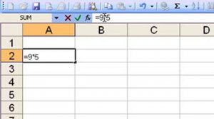 Microsoft Office Excel 2003 Performing a quick calculation in the formula bar