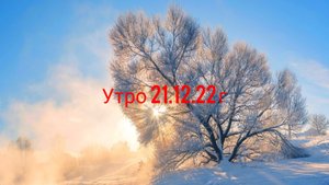 Утро 21.12.22 г.