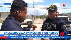 Video muestra cómo se enfrentaron bandas en Puntarenas