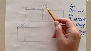 Построение выкройки широких шорт с карманами