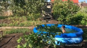 Дружковка//Отдых на даче//Купание в бассейне//Готовим на природе.