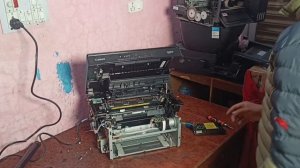 Canon MF 3010 blank page print & Error code 100 Solved