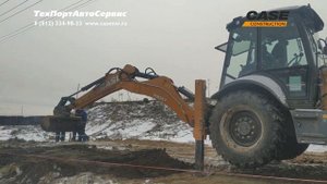 CASE 580 ST в работе