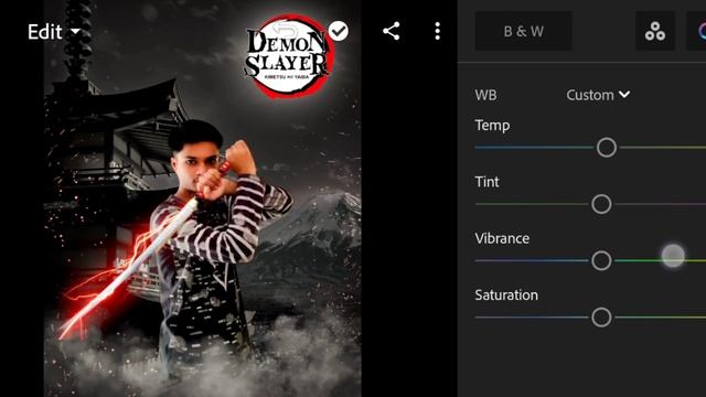 PicsArt - Demon Slayer Photo Editing|| Anime Editing|| #demonslayer #photoediting