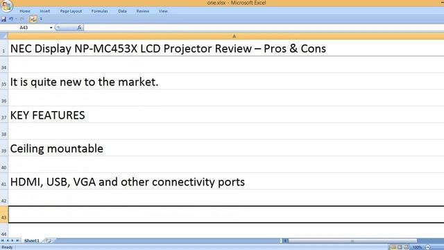 NEC Display NP MC453X LCD Projector Review – Pros & Cons смотреть онлайн