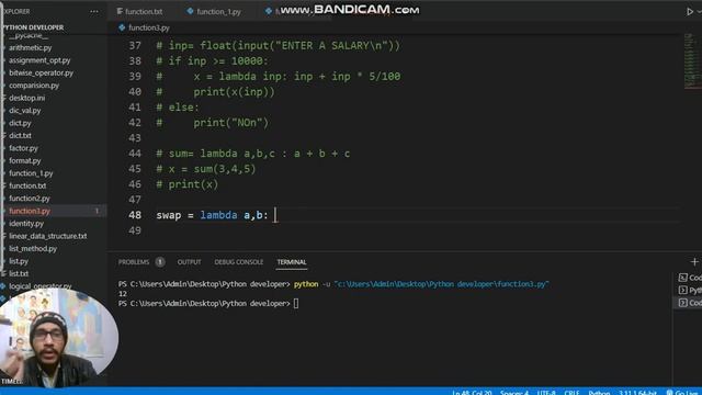 Python Anonoymous Function | Lambda Function | Map & Filter Function in Python