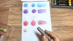 Пастель Metallic Faber Castell и Mungyo Сравнение