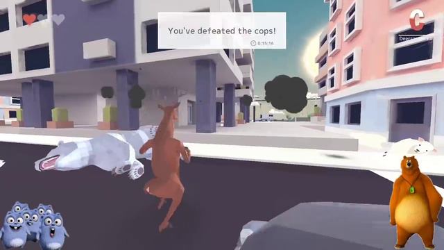 The grizzly & The Lemmings Become A Deer In Deer Simulator | With Bulbule and MotaBhalu| funny gam смотреть онлайн