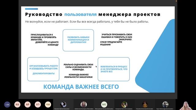 Мастер-класс «Управление проектами в IT баг или фича» смотреть онлайн