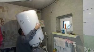 Замена водонагревателя бойлера Atlantic steatite