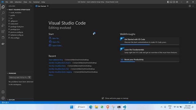 Build A Blog Website | React JS, Strapi CMS, Tailwind CSS | Part 2: Setup ReactJS & Tailwind