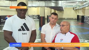 Открытая тренировка пятикратного Олимпийского чемпиона по борьбе в Саранске