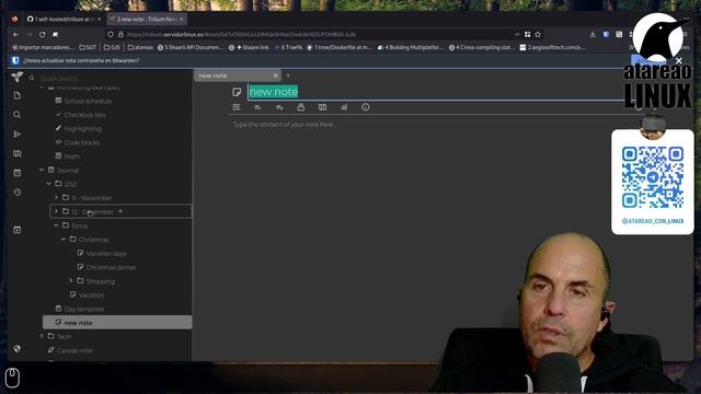Tomar notas con Trilium nivel máster. Self Hosted. смотреть онлайн