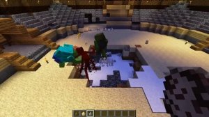 MUTANT ZOMBIE VS MUTANT SKELETON - Minecraft Mob Battle (MUTANT CREATURES MOD)