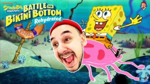 ГУБКА РОБ СПАС ГОРОД! ТОП РОБ: ПРОХОЖДЕНИЕ ИГРЫ SPONGEBOB SQUARE PANTS: BATTLE FOR BIKINI BOTTOM!