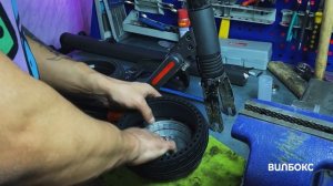 Замена покрышки мотор-колеса электросамоката Ninebot ES