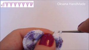 Декоративный цветок крючком. Мастер класс. DIY Bulk flower crochet fans