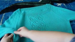 Туника спицами р-р XXXL