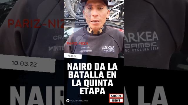 Nairo da la pelea en la quinta etapa de la Pariz-Niza