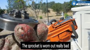 Husqvarna chainsaw 450, 445, 440 sprocket replacement