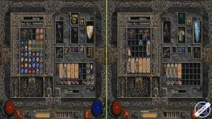 Diablo 2:  Как в игре обмениваться предметами  между героями