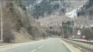 Дорога на машине из Архыза в Нижний Архыз