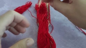 Как сделать кисти тканого пояса за 5 минут?