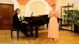 Полина  Клещева. Каччини." Амариллис" .Моцарт "Маленькая  пряха"