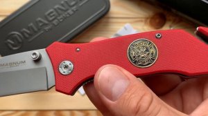 Нож складной Boker Magnum To Serve and Protect - Fire Department