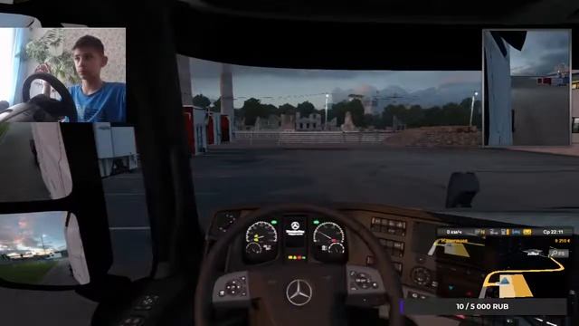 СТРИМ!!! ИГРАЮ В Euro Truck Simulator 2 | НА РУЛЕ!?!?! смотреть онлайн