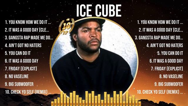 Ice Cube Top Hits Popular Songs - Top 10 Song Collection
