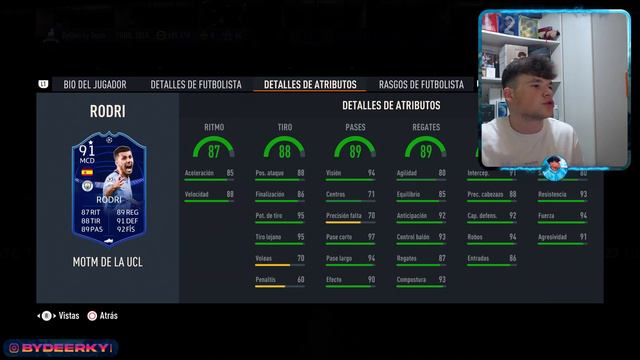 ¡RODRI HERNÁNDEZ 91 SBC MOTM Final de la CHAMPIONS LEAGUE en FIFA 23! смотреть онлайн