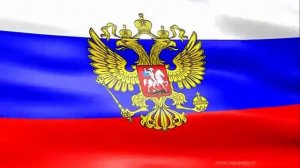 ФУТАЖ Флаг России с гимном - Footage  Russian Flag and anthem