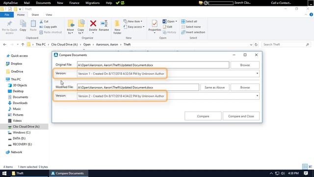 The Document Compare Tool смотреть онлайн