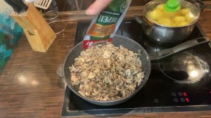 Постная картофельная запеканка с грибами!!