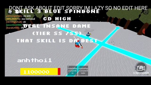 Roblox || (showcase) Disbelief papyrus|| Undertale sans au battle смотреть онлайн