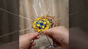 Мандала для начинающих-1. Часть 2.  Вышивка в центре 8ми лучевой мандалы.