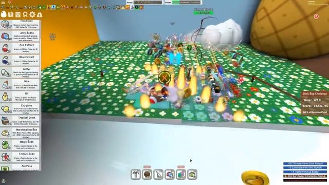 Gummy Boots Vs Stick Bug In Roblox Bee Swarm Simulator смотреть онлайн