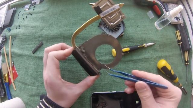 Как заменить пасту, разобрать и почистить ноутбук HP 655 смотреть онлайн