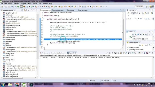 Stream in Java 8 смотреть онлайн